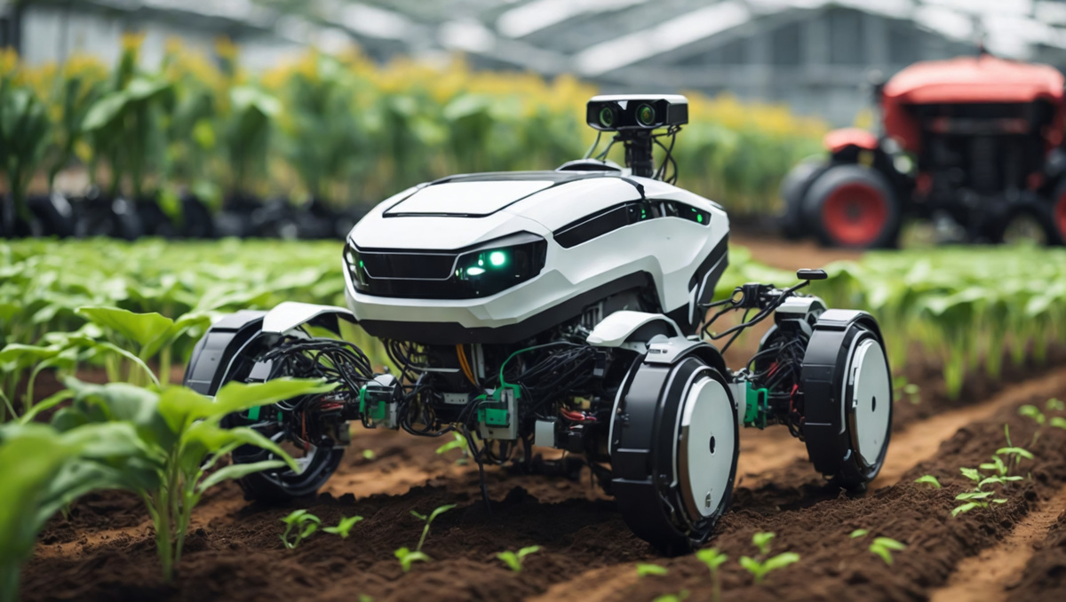 自动除草机和机器人